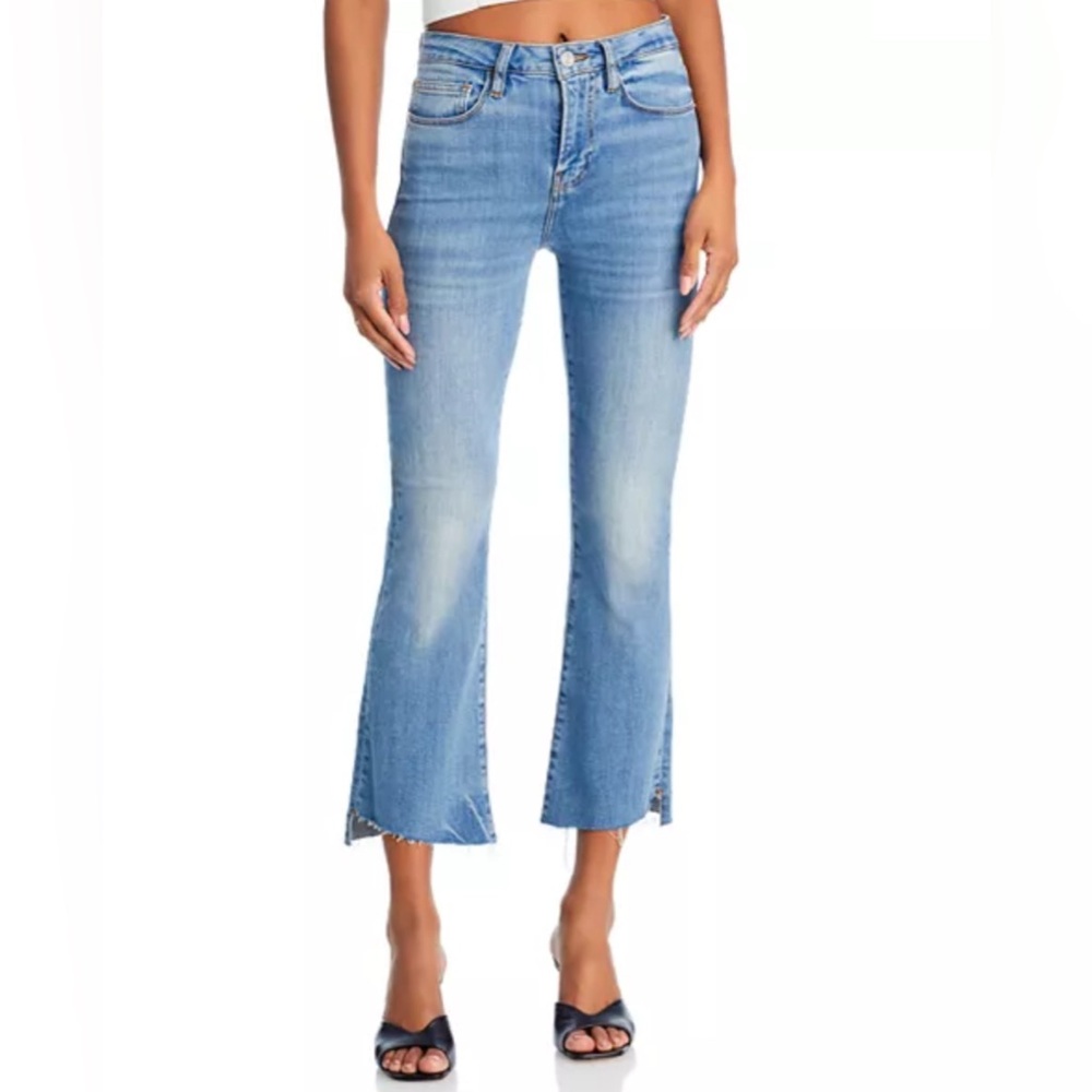 Le Crop Mini High Rise Cropped Bootcut Jeans